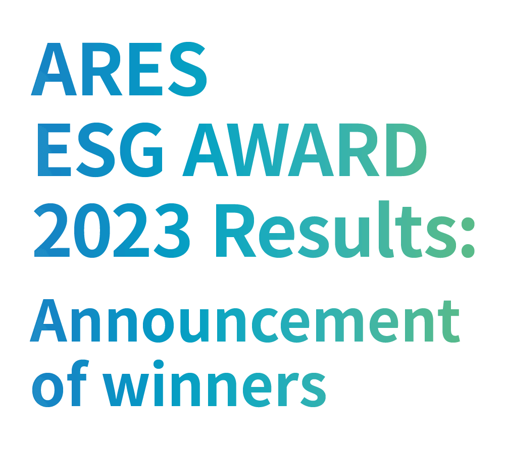 ARES ESG AWARD 2023 Results: Announcement of winners